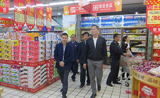 市委領導視察盛盛百佳匯東方解放店